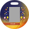 Full Color Round Bag Tag (Front)
