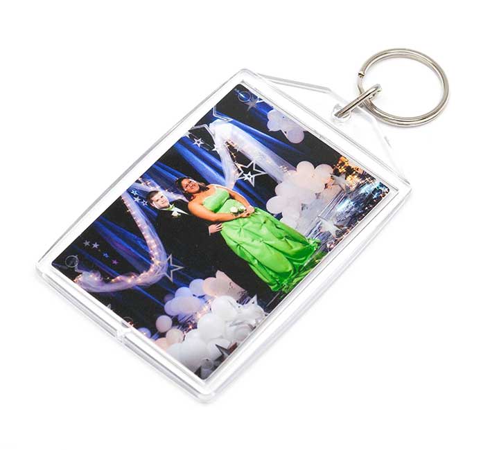 Full Color Large Photo Key Chain