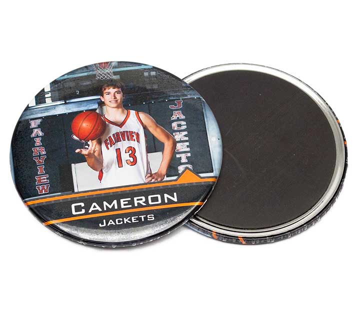 Full Color 3” Photo Magnet Button