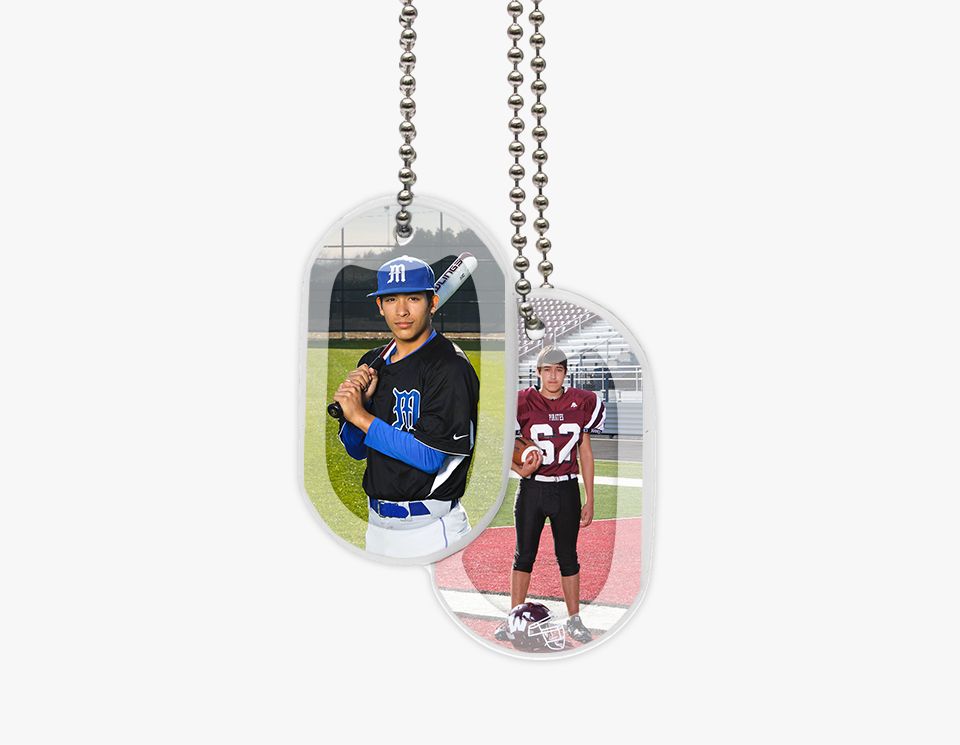 Double sided dog tags shop
