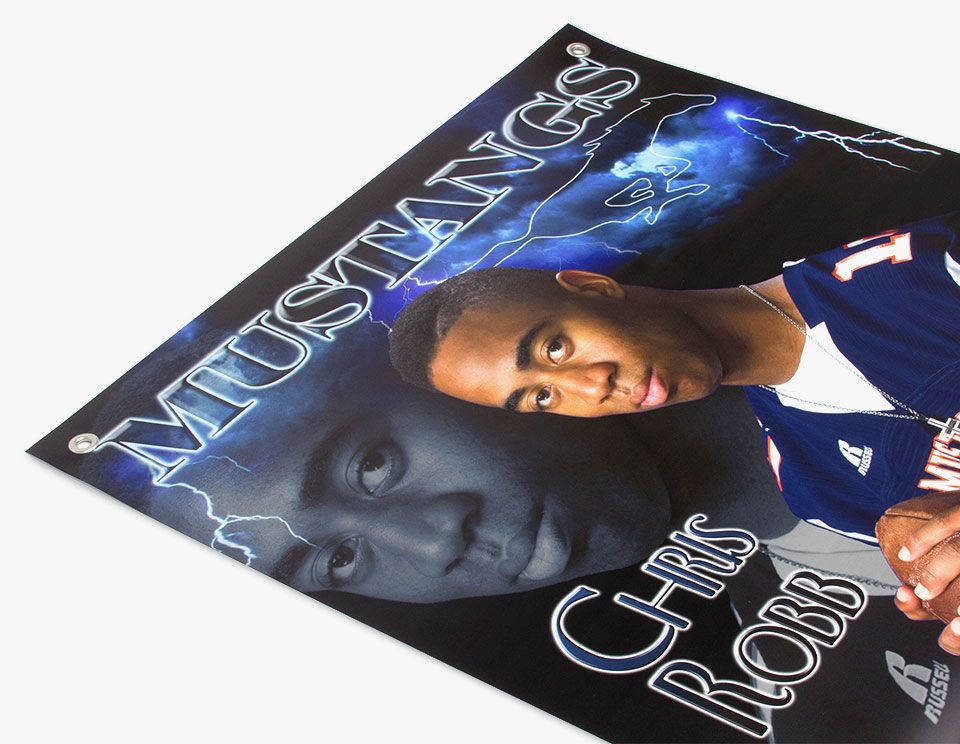 ばんばんページ 18x36 Vinyl Banner
