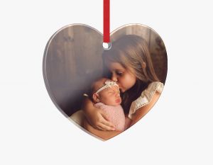Acrylic Ornament - Heart