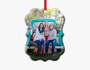 Acrylic Ornament - Ornate (Vertical)