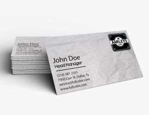 Flat Business Card (Horizontal) (100)