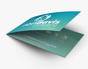 Side Fold Business Card (Horizontal) (100)