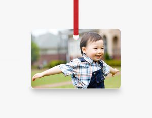 Metal Ornament - Rectangle (Horizontal)