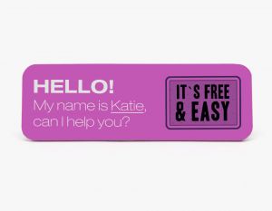 3x1 Name Badge (Rectangle)