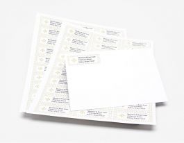 30 Custom Heart Sun Personalized Address Labels 