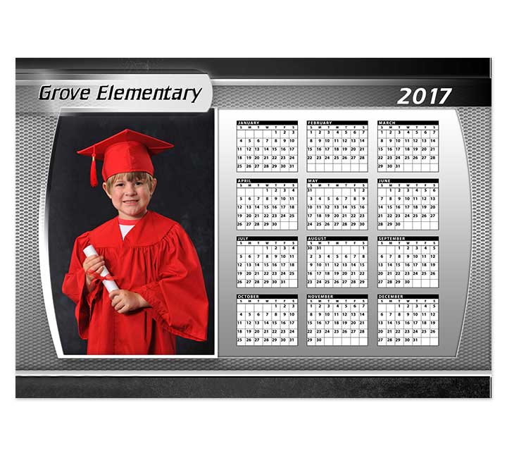 Full Color School 5x7 Individual Calendar