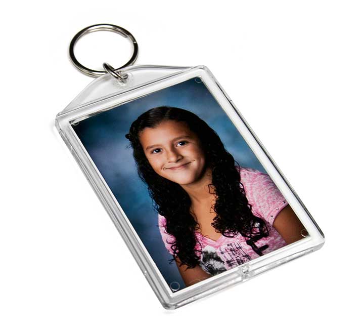 Full Color School Large Key Chain