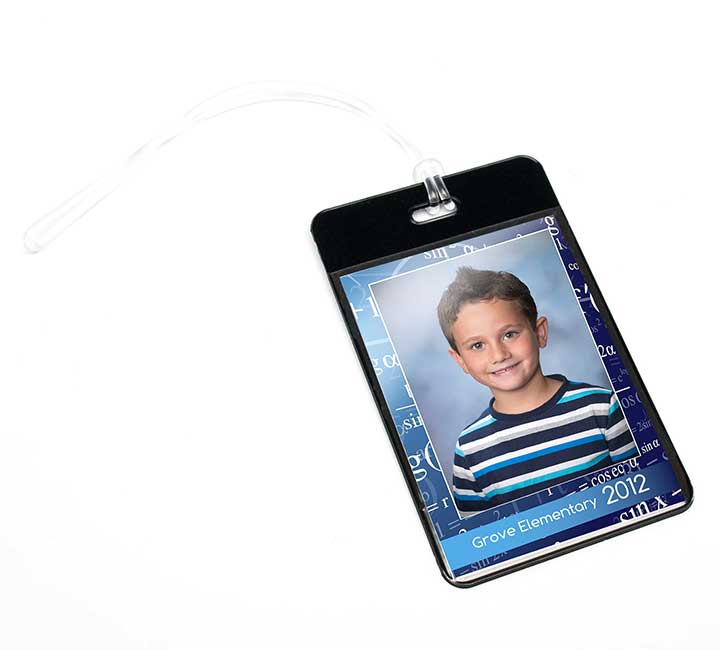 Full Color School Luggage Tag