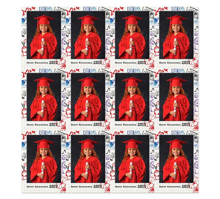 Full Color School Trading Cards