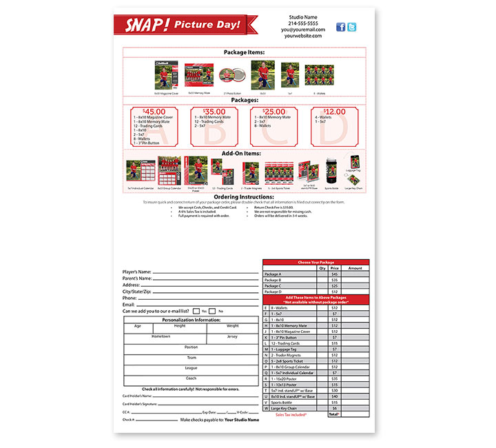 Full Color Moneybag Design Option A