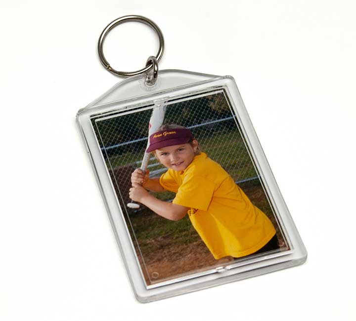 Full Color Large Photo Key Chain