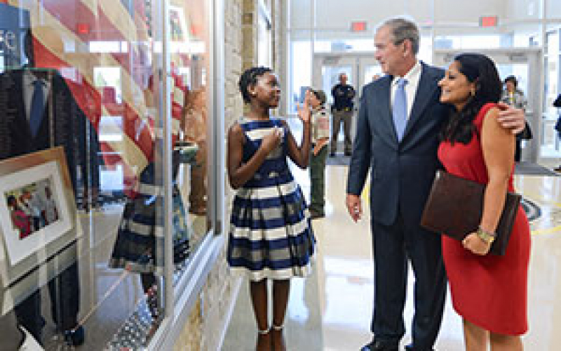 George W. Bush Elementary Dedication Exhibit