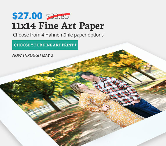Full Color Sale, $27 11x14 Fine Art Paper Prints, Now Through May 2