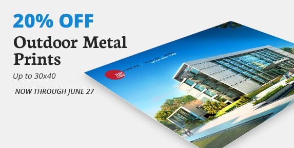 Full Color Sale, 22% Off Outdoor Metal Prints, Now Through June 27